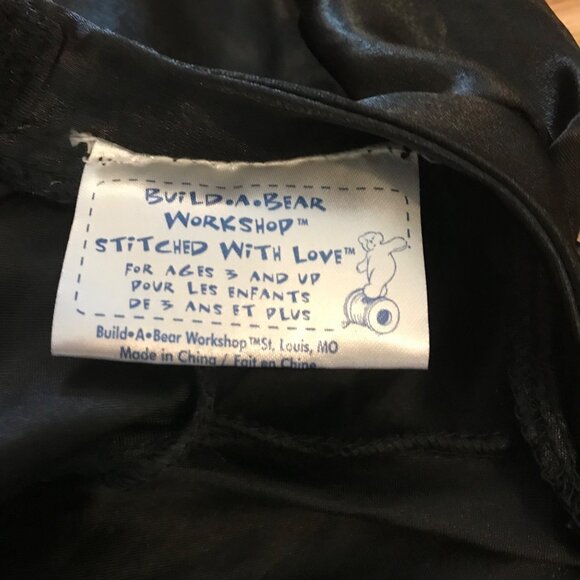 Build-A-Bear Black Satin Blouse - For Bears Who Want To Look Chic BAB - Picture 4 of 4